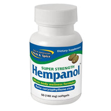 Load image into Gallery viewer, Hempanol Super Strength 50 Softgels by North American Herb & Spice