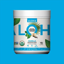 Load image into Gallery viewer, Aloha Organic Plant Protein Powder Vanilla 1 LB