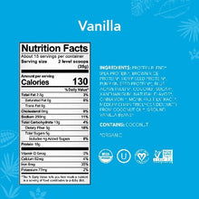 Load image into Gallery viewer, Aloha Organic Plant Protein Powder Vanilla 1 LB