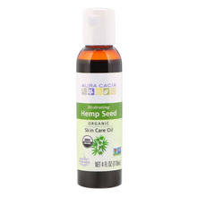 Load image into Gallery viewer, Aura Cacia Hemp Seed Organic Skin Care Oil - 4 fl Oz
