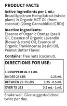 Load image into Gallery viewer, Dr. Formulated CBD Pet Peanut Butter Flavor Liquid -1 Oz