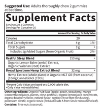 Load image into Gallery viewer, Dr. Formulated CBD+ Sleep Blueberry - 60 Gummies