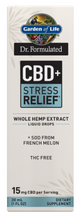 Load image into Gallery viewer, Dr. Formulated CBD+ Stress Relief† Liquid 15mg - 1 Oz