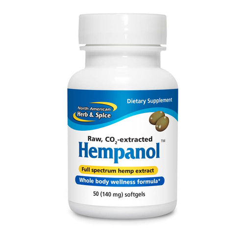 Hempanol Gelcaps - 50 Softgels by North American Herb & Spice