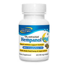 Load image into Gallery viewer, North American Herb & Spice Hempanol PM Gelcaps - 60 Softgels