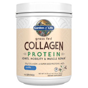 Garden of Life Collagen Hemp Protein Powder Vanilla, 560 Grams