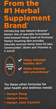 Load image into Gallery viewer, Nature's Bounty Hemp + Stunning Skin, Rapid Release Liquid Softgels - 30 Count