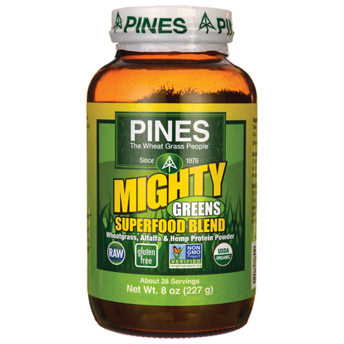 Pines International Mighty Greens Superfood Blend Powder - 8 Oz