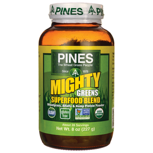 Pines International Mighty Greens Superfood Blend Powder - 8 Oz