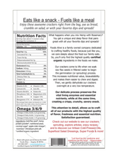 Load image into Gallery viewer, Foods Alive Rosemary Hemp Flax Crackers  Organic - 4 Oz