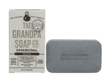 Load image into Gallery viewer, The Grandpa Soap Co. Bar Soap Charcoal - 4.25 Oz
