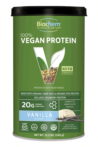 Vegan Protein Powder Vanilla 12.2 oz