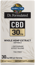 Load image into Gallery viewer, Dr. Formulated CBD 30mg Whole Hemp Extract - 30 Softgels
