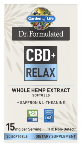 Dr. Formulated CBD+ Relax - 30 Softgels