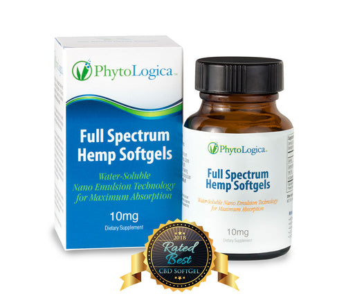 Full Spectrum Hemp Softgels 10 mg - 30 caps by Phyto Logica