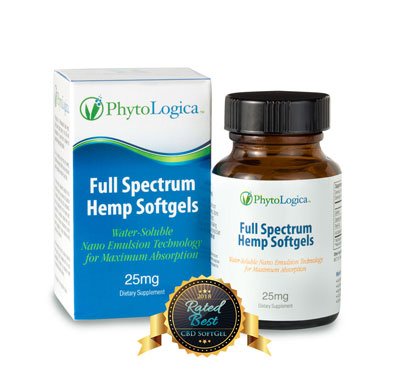 Full Spectrum Hemp Softgels 25 mg - 30 caps by Phyto Logica