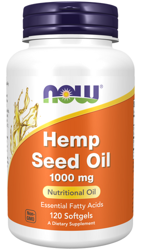 Now Foods Hemp Seed Oil 1000 mg Softgels - 120 Count