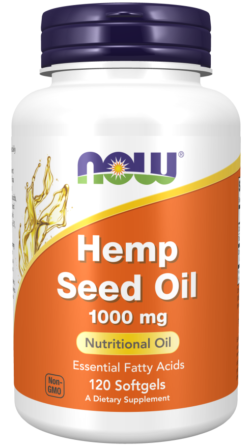 Now Foods Hemp Seed Oil 1000 mg Softgels - 120 Count