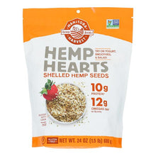 Load image into Gallery viewer, Natural Hemp Hearts Shelled Hemp Seeds Nutty Flavor - 24 Oz by Manitoba Harvest
