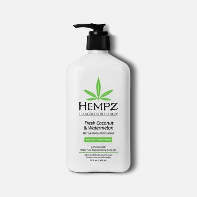 Fresh Coconut & Watermelon Herbal Body Moisturizer 17 Oz by Hempz