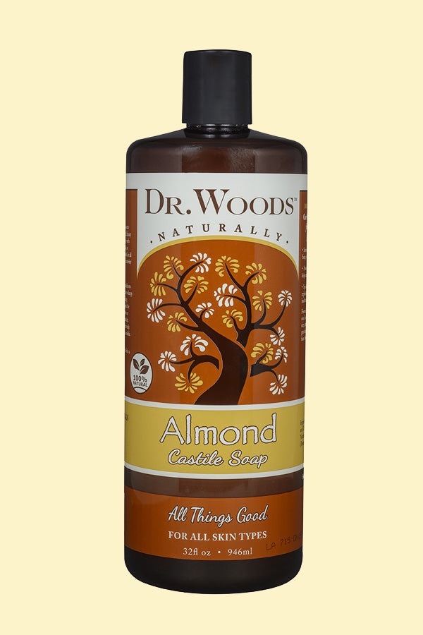 Almond Castile Soap 32 Oz by Dr.Woods Products