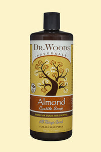 Almond Castile Hemp Soap Liquid With Shea Butter 32 oz