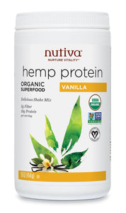 Organic Hemp Seed Protein Vanilla 16 oz