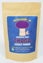 Load image into Gallery viewer, Malama Mushrooms Chaga Mushroom Extract Powder - 3.5 Oz
