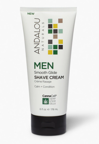 Andalou Naturals Men Smooth Glide Shave Cream 6 Oz