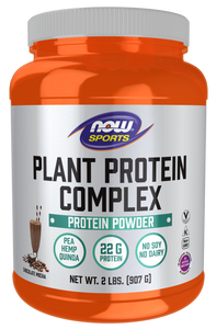 Now Foods Plant Protein Complex Chocolate Mocha Powder- 2 lbs