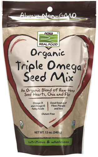 Now Foods Organic Triple Omega Seed Mix -12 Oz