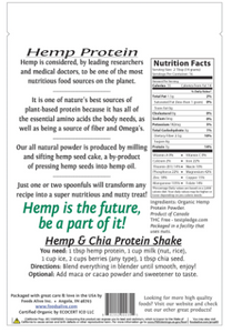 Foods Alive Organic Hemp Protein Powder -  8 Oz