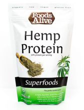 Load image into Gallery viewer, Organic Hemp Protein Powder Unflavor 8 Oz by Foods Alive
