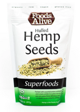 Load image into Gallery viewer, Hulled Hemp Seeds - Organic 8 Oz by Foods Alive
