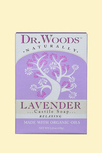Castile Bar Soap Lavender 5.25 oz by Dr.Woods Products