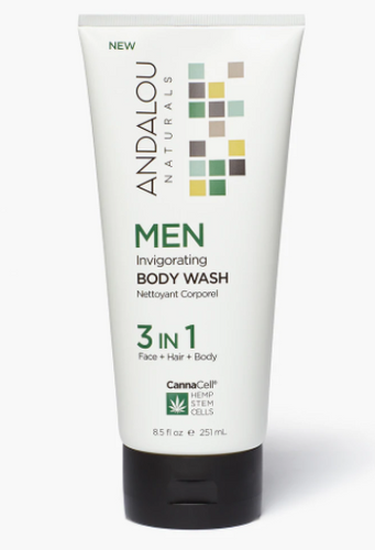 Men Invigorating Body Wash 8.5 Oz by Andalou Naturals