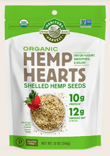 Load image into Gallery viewer, Organic Hemp Hearts Shelled Hemp Seeds Delicious Nutty Flavor - 12 Oz by Manitoba Harvest
