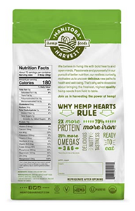 Manitoba Harvest Organic Hemp Hearts Shelled Hemp Seeds Delicious Nutty Flavor - 5lb