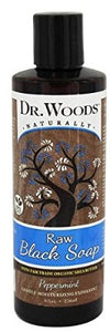 Dr.Woods Raw Black Peppermint Soap with Shea Butter - 8 oz